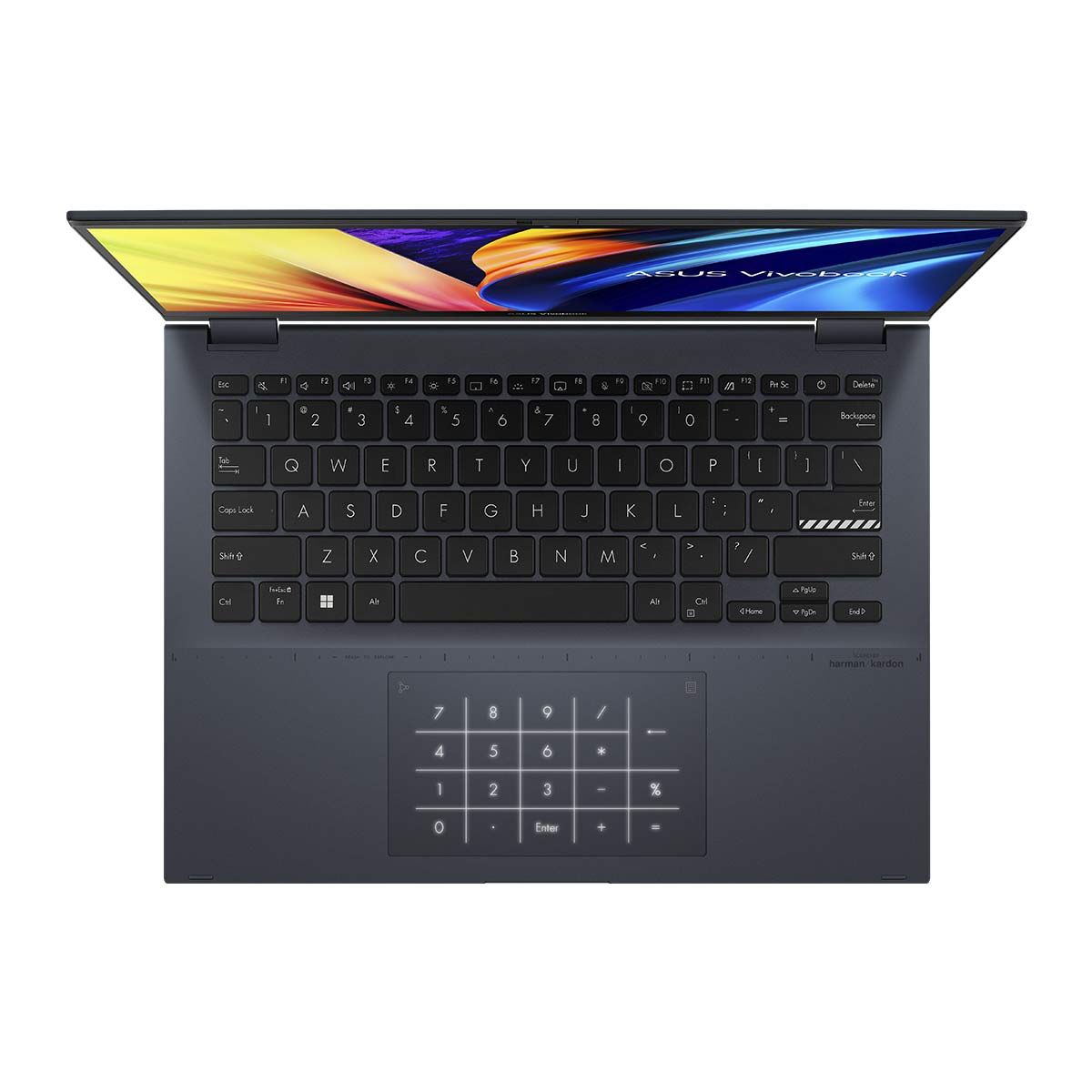 Asus Vivobook S 14 Flip TN3402YA-LZ128W Quiet Blue AMD Ryzen 7 7730U / 16GB / 1TB SSD (2 Years Manufacture Local Warranty In Singapore)- Promo Price While Stock Last