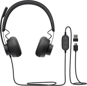 LOGITECH Zone Wired Teams (981-001096) (2 Years Manufacture Local Warranty In Singapore)