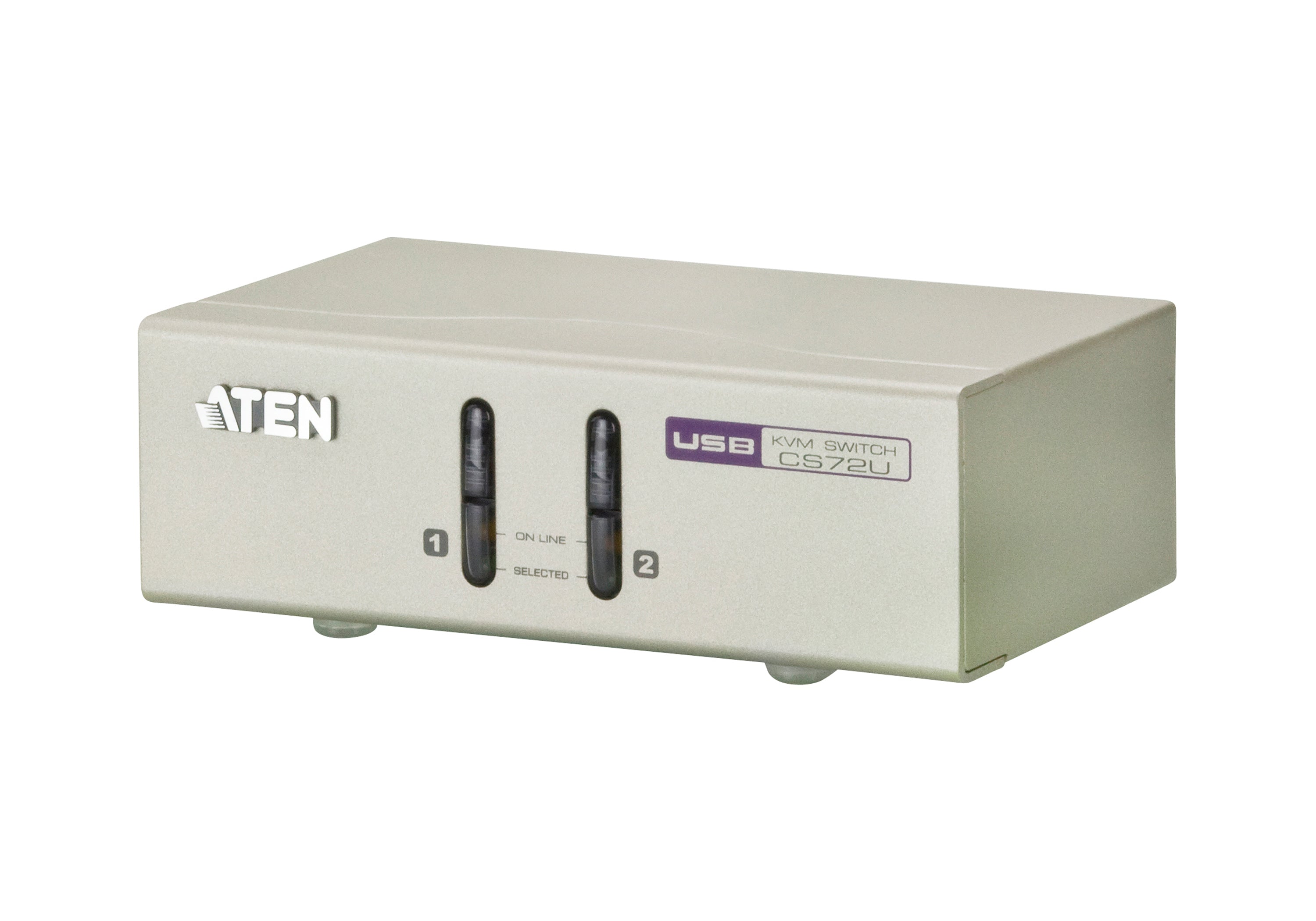 Aten 2-Port USB VGA/Audio KVM Switch CS72U