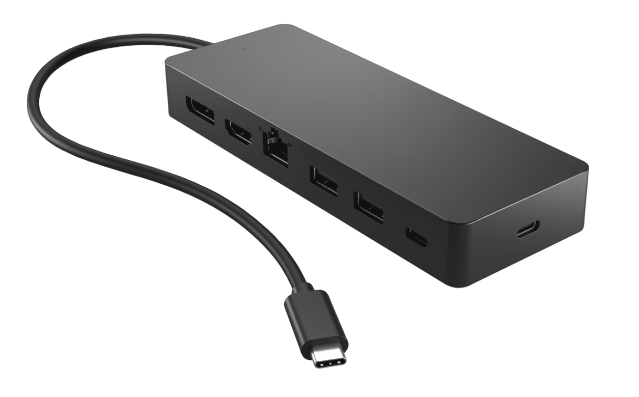 HP Universal USB-C Multiport Hub 50H55AA (1 Year Manufacture Local Warranty In Singapore)