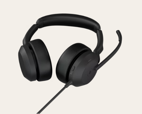 JABRA Evolve2 50 Stereo Wired Headset With USB-C (2 Years Manufacture Local Warranty In Singapore)