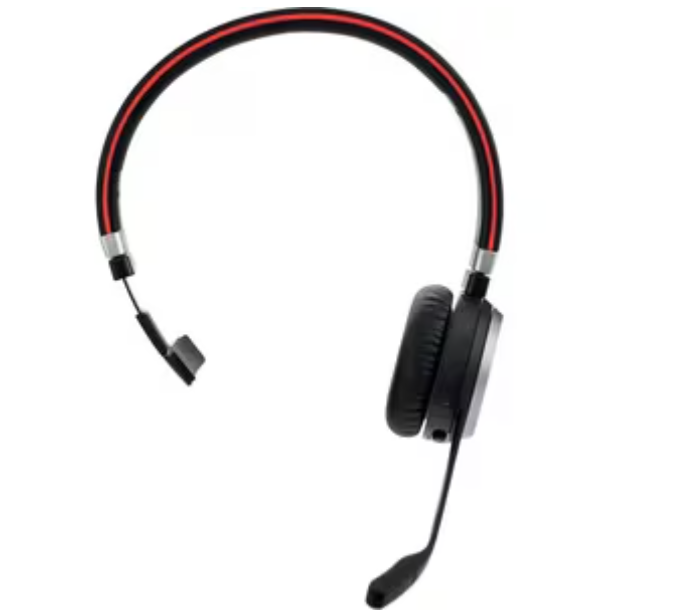 Jabra Evolve 65 headset UC Mono with Charging Stand  6593-823-499 (2 Years Manufacture Local Warranty In Singapore)