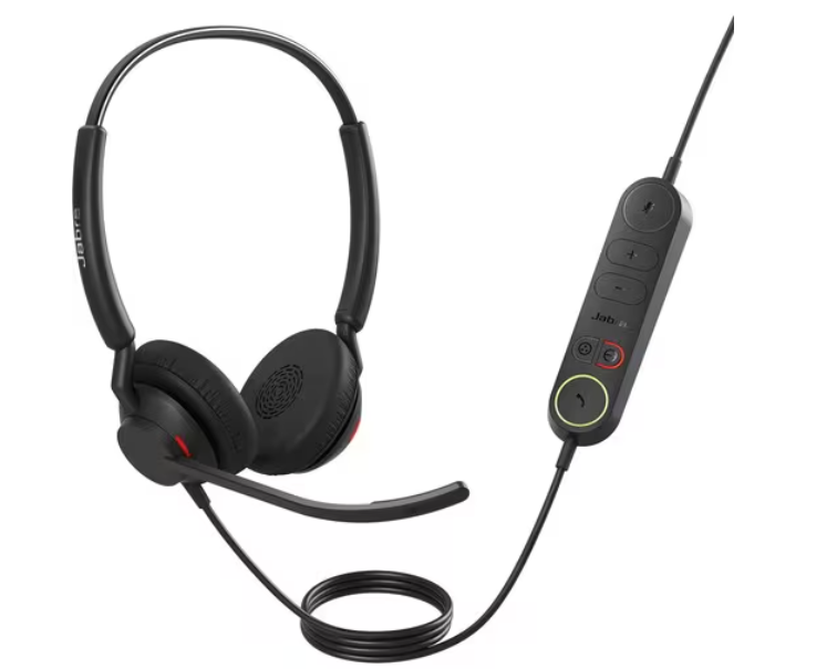 Jabra Engage 40- (Inline Link) Stereo Headset USB-A (2 Years Manufacture Local Warranty In Singapore)