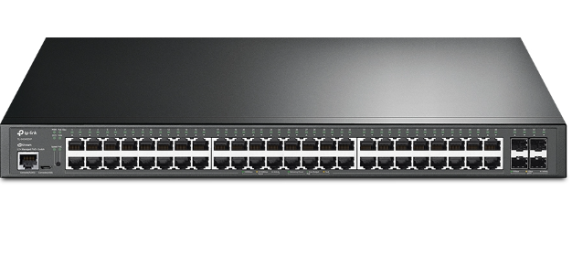 TP-LINK JetStream 48-Port Gigabit and 4-Port 10GE SFP+ L2+ Managed Switch with 48-Port PoE+ (TL-SG3452XP) (3 Years Manufacture Local Warranty In Singapore)
