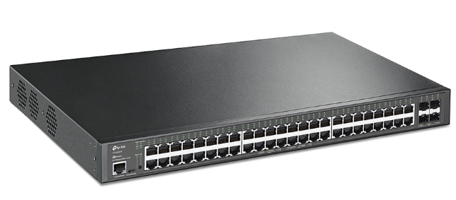 TP-LINK JetStream 48-Port Gigabit and 4-Port 10GE SFP+ L2+ Managed Switch with 48-Port PoE+ (TL-SG3452XP) (3 Years Manufacture Local Warranty In Singapore)