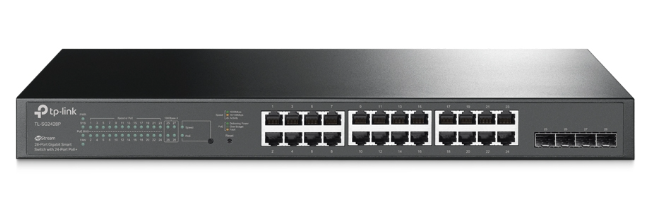 TP-LINK JetStream 28-Port Gigabit Smart Switch with 24-Port PoE+ (TL-SG2428P) (3 Years Manufacture Local Warranty In Singapore)