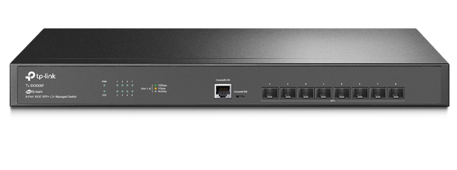 TP-LINK JetStream 8-Port 10GE SFP+ L2+ Managed Switch (TL-SX3008F) (3 Years Manufacture Local Warranty In Singapore)