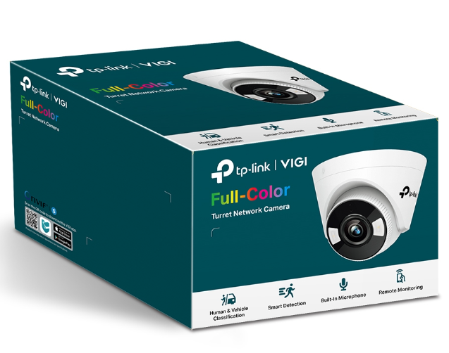 TP-LINK VIGI 4MP Full-Color Turret Network Camera (VIGI C440) (2 Years Manufacture Local Warranty In Singapore)