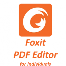 Foxit PDF Editor / Editor Pro for Individuals 13 For one-time (Perpetual)