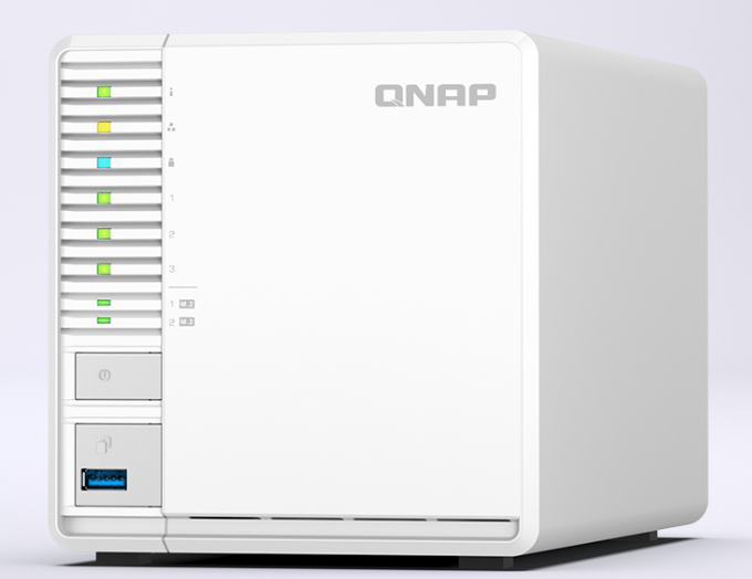 QNAP 3-Bay NAS with Intel Celeron CPU, 8GB Non-expandable RAM NAS (QN-TS-364-8G) (2 Years Manufacture Local Warranty In Singapore)