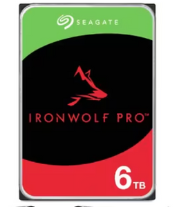 Seagate IRONWOLF PRO 6TB NAS HDD 3.5" 7200RPM SATA 256MB -ST6000NT001 (5 Years Manufacture Local Warranty In Singapore) -Promo Price While Stock Last