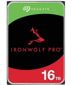 Seagate IRONWOLF PRO 16TB NAS HDD 3.5" 7200RPM SATA 256MB -ST16000NT001 (5 Years Manufacture Local Warranty In Singapore) -Promo Price While Stock Last