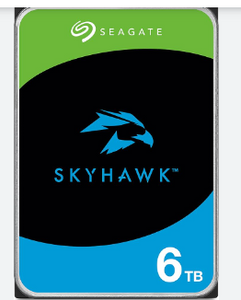 Seagate SKYHAWK 6TB SURVEILLANCE HDD 3.5" 5400RPM SATA 256MB- ST6000VX009 (3 Years Manufacture Local Warranty In Singapore) -Promo Price While Stock Last