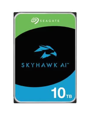 Seagate SKYHAWK AI 10TB SURVEILLANCE HDD 3.5" 7200RPM SATA 256MB- ST10000VE001 (3 Years Manufacture Local Warranty In Singapore)