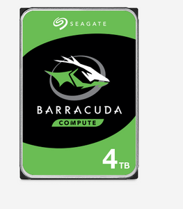 Seagate BARRACUDA 4TB Desktop HDD 3.5" 5400RPM SATA 256MB - ST4000DM004 (2 Years Manufacture Local Warranty In Singapore)