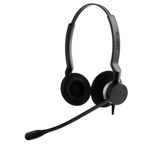 JABRA Biz 2300 QD Wired Over-the-head Stereo Headset  2309-820-105 (2 Years Manufacture Local Warranty In Singapore)