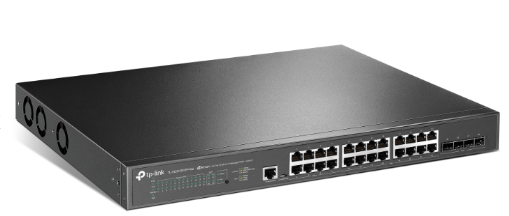 TP-LINK JetStream 24-Port 2.5GBASE-T and 4-Port 10GE SFP+ L2+ Managed Switch with 16-Port PoE+ & 8-Port PoE++ (SG3428XPP-M2) (5 Years Manufacture Local Warranty In Singapore)