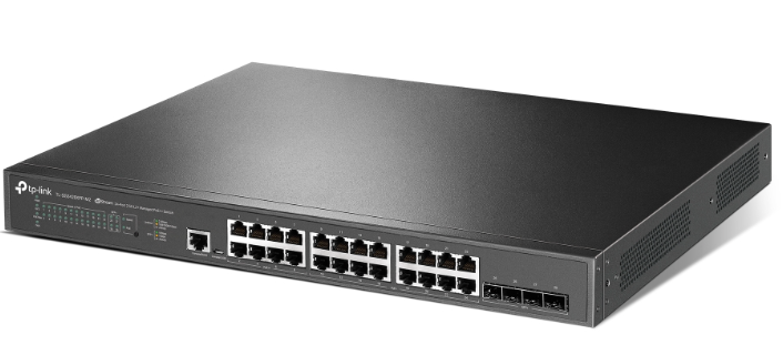 TP-LINK JetStream 24-Port 2.5GBASE-T and 4-Port 10GE SFP+ L2+ Managed Switch with 16-Port PoE+ & 8-Port PoE++ (SG3428XPP-M2) (5 Years Manufacture Local Warranty In Singapore)