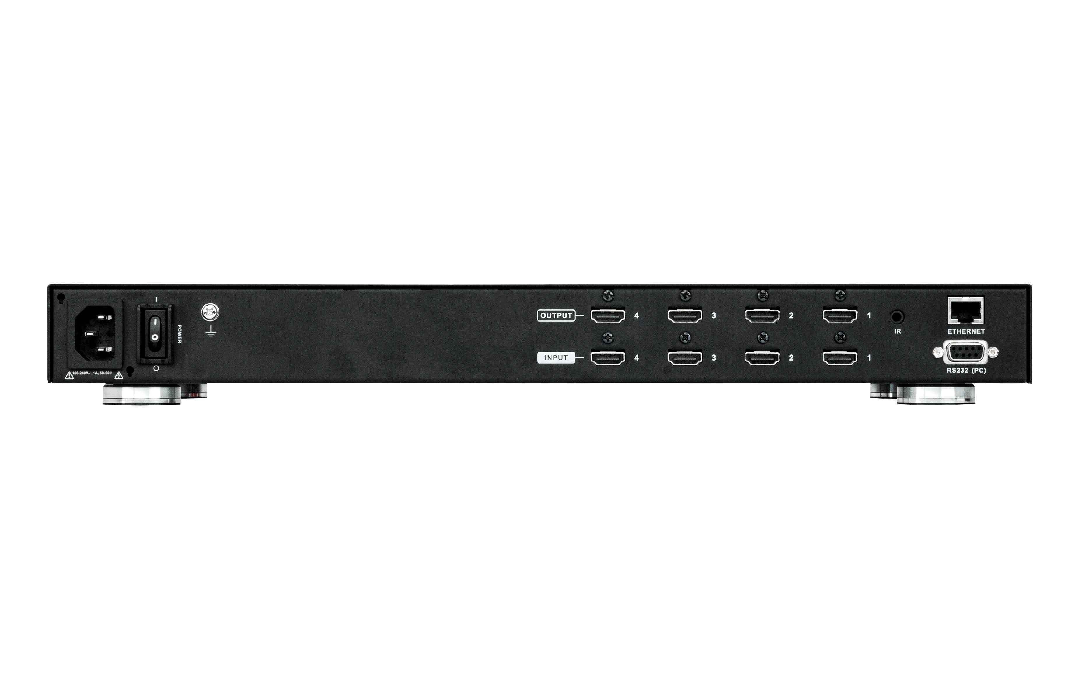 Aten 4 x 4 HDMI Matrix Switch with Scaler -VM5404H (3 Year Manufacture Local Warranty In Singapore)
