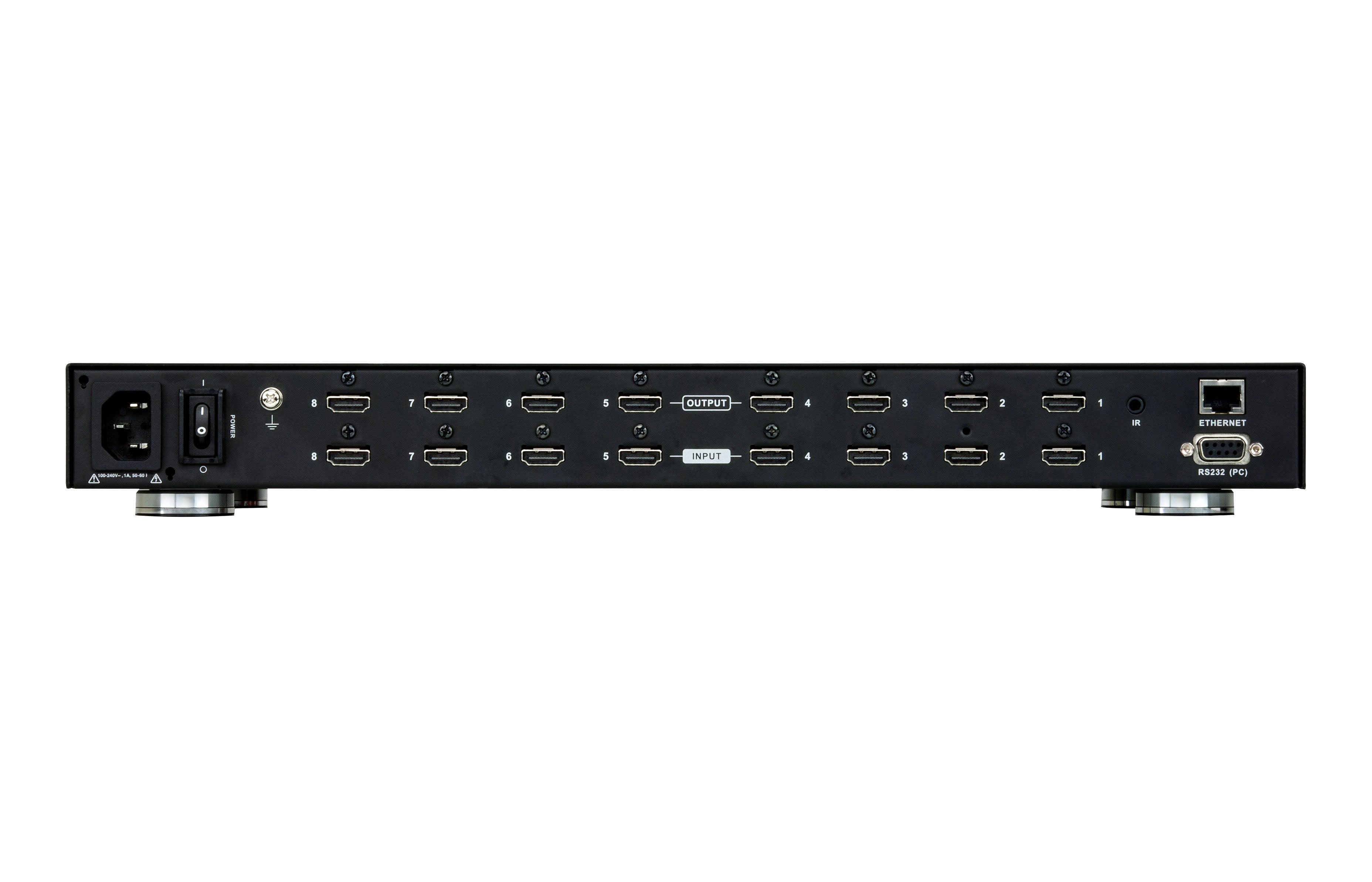 Aten 8 x 8 HDMI Matrix Switch with Scaler -VM5808H (3 Year Manufacture Local Warranty In Singapore)
