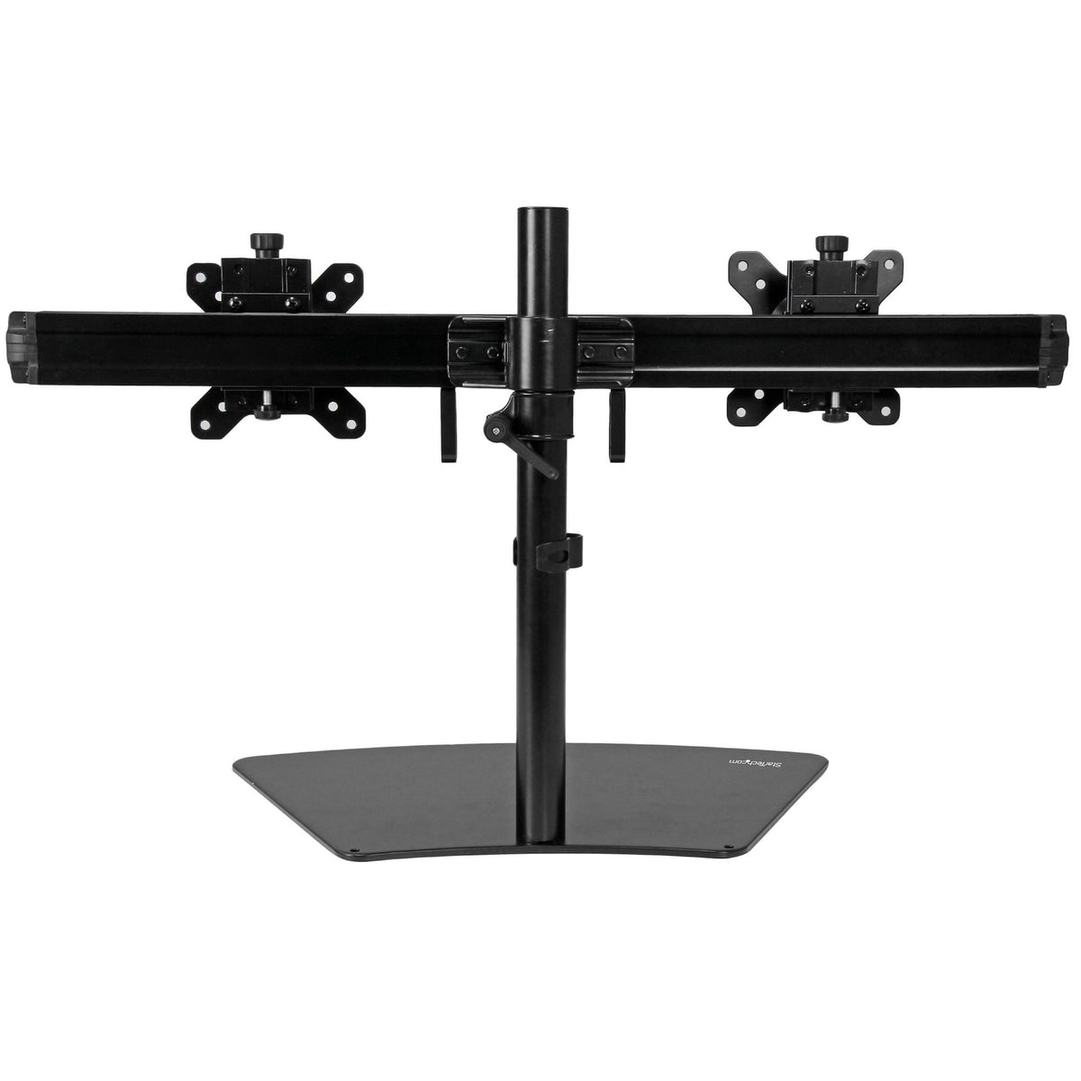 StarTech Dual-Monitor Stand - Horizontal - Black - For up to 24" (17.6lb/8kg) Displays (ARMBARDUO) product image