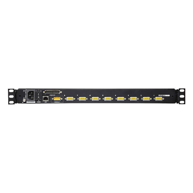 Aten 1-Local/Remote Share Access 8-Port PS/2-USB VGA Single Rail LCD KVM over IP switch- CL5708IN (1 Year Manufacture Local Warranty In Singapore)