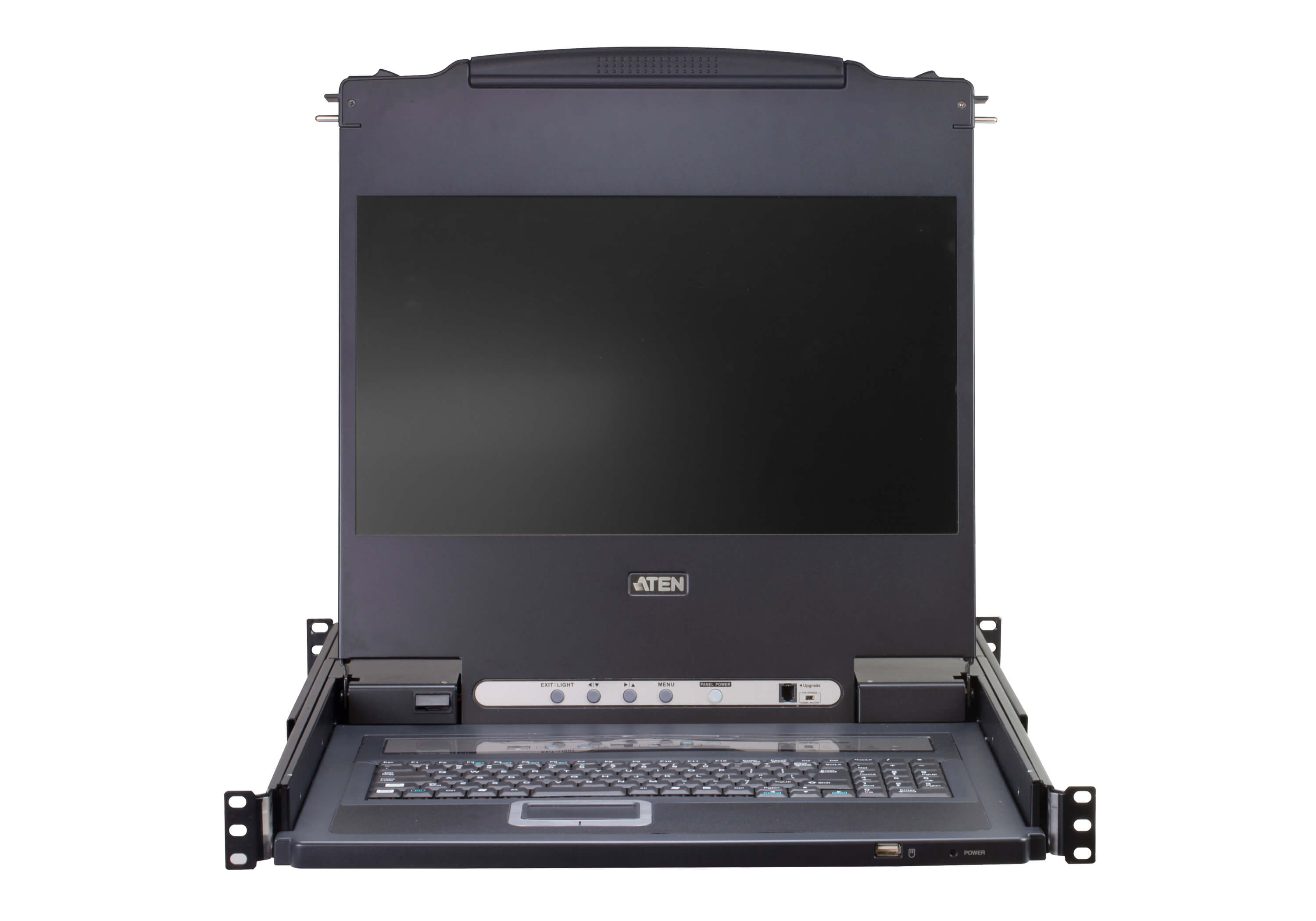 Aten 8-Port PS/2-USB VGA Single Rail LCD KVM Switch- CL5708FM (1 Year Manufacture Local Warranty In Singapore)