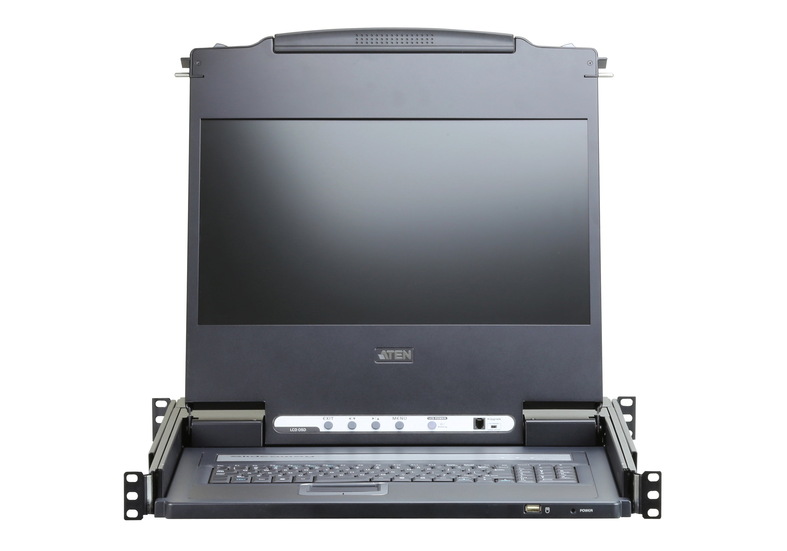Aten Single Rail LCD Console (USB, HDMI / DVI / VGA)- CL6700MW (1 Year Manufacture Local Warranty In Singapore)