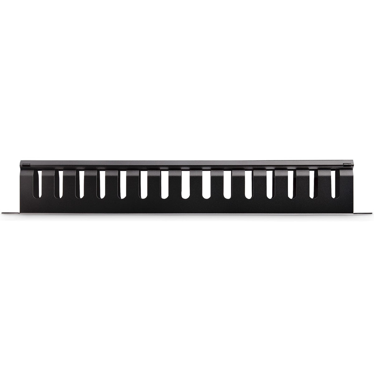 StarTech 1U 19" Finger Duct Rack Cable Manager w/ Cover (CMDUCT1UX) product image