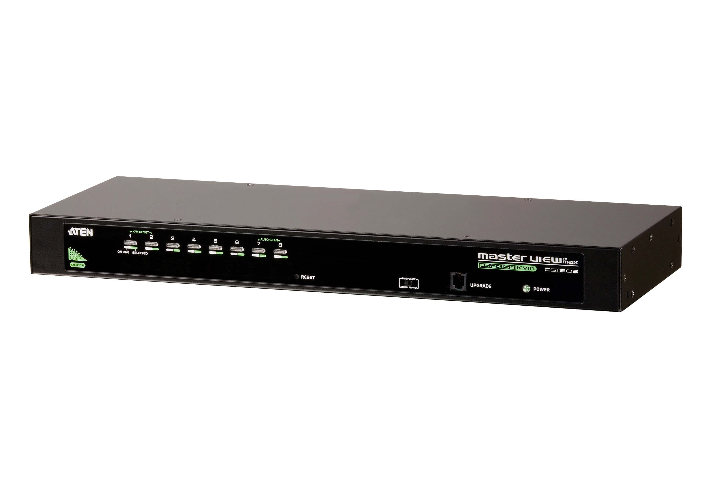 Aten 8-Port PS/2-USB VGA KVM Switch- CS1308 (1 Year Manufacture Local Warranty In Singapore)