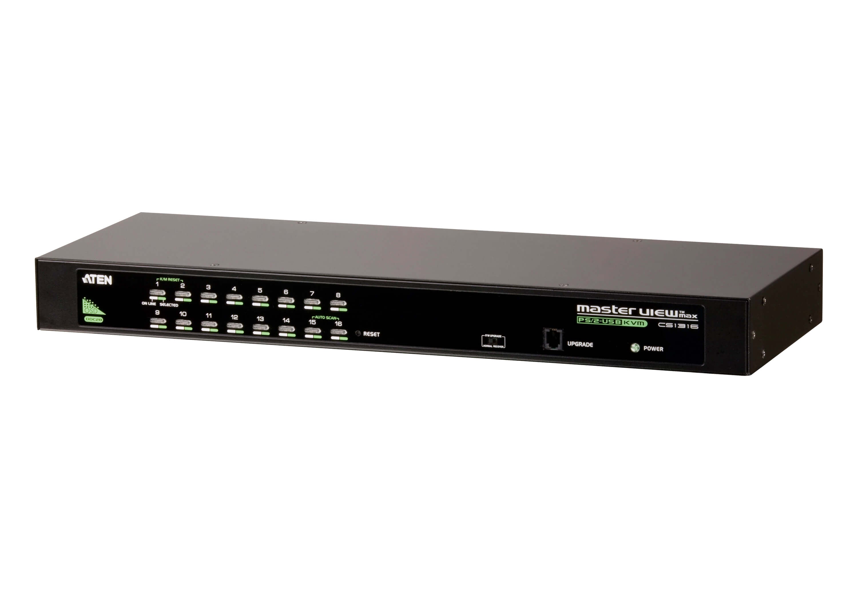 Aten 16-Port PS/2-USB VGA KVM Switch- CS1316 (1 Year Manufacture Local Warranty In Singapore)