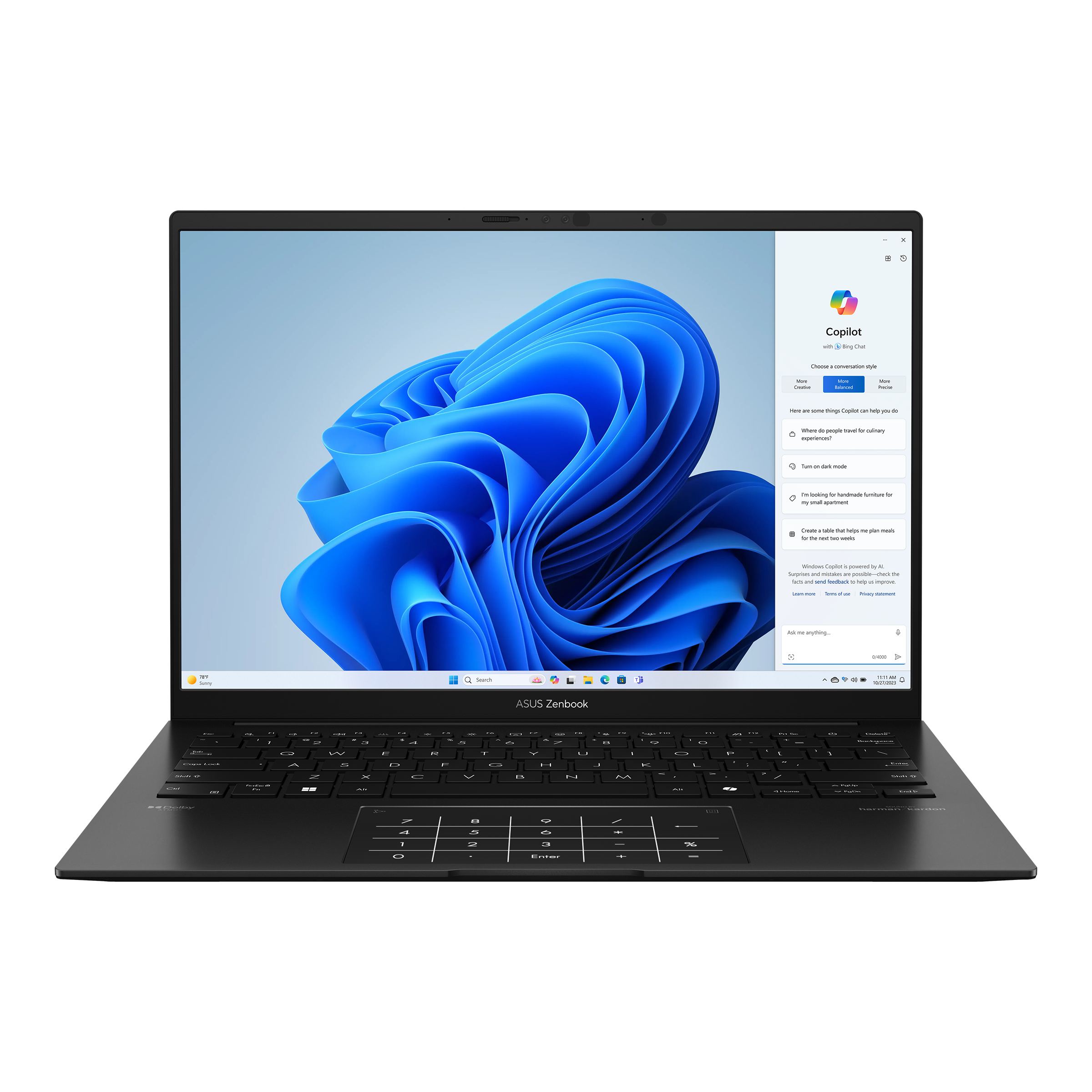 Asus Zenbook 14 OLED UM3406HA-QD036W AMD Ryzen 7 8840HS / 16GB / 1TB SSD (2 Years Manufacture Local Warranty In Singapore)