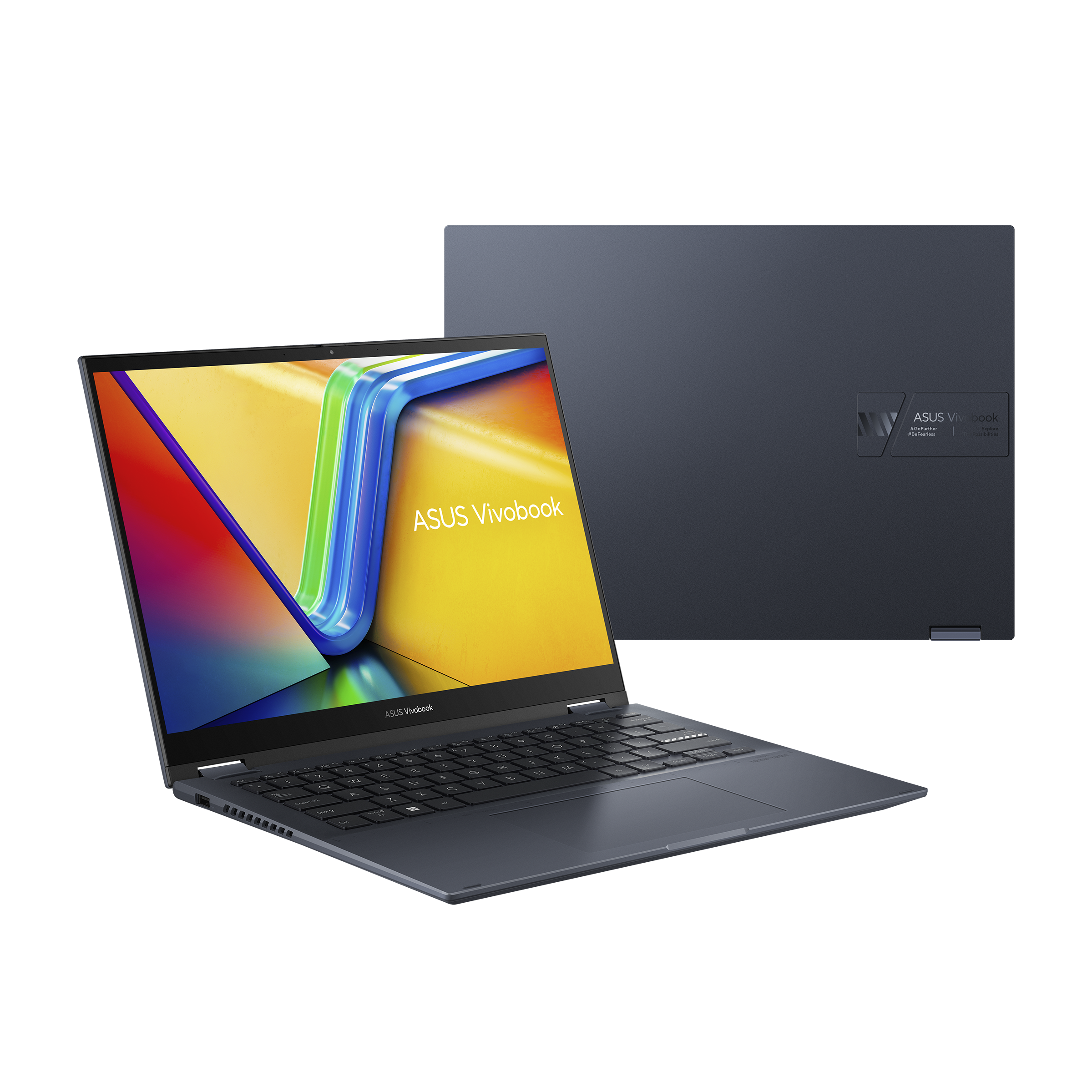 Asus Vivobook S 14 Flip TN3402YA-LZ303W Quiet Blue AMD Ryzen 5 7430U / 16GB / 512GB SSD  (2 Years Manufacture Local Warranty In Singapore)- Promo Price While Stock Last