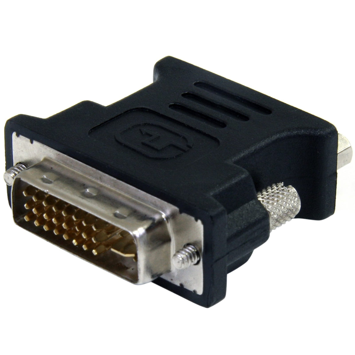 StarTech DVI to VGA Cable Adapter - Black - M/F (DVIVGAMFBK) product image