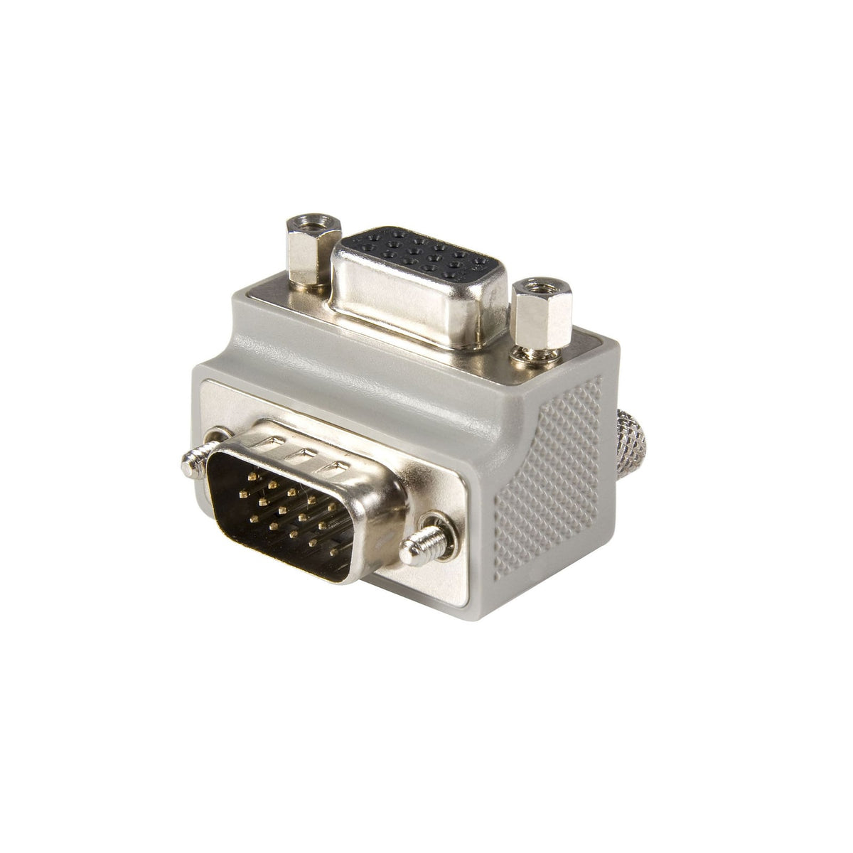 StarTech Right Angle VGA to VGA Cable Adapter Type 1 - M/F (GC1515MFRA1) product image