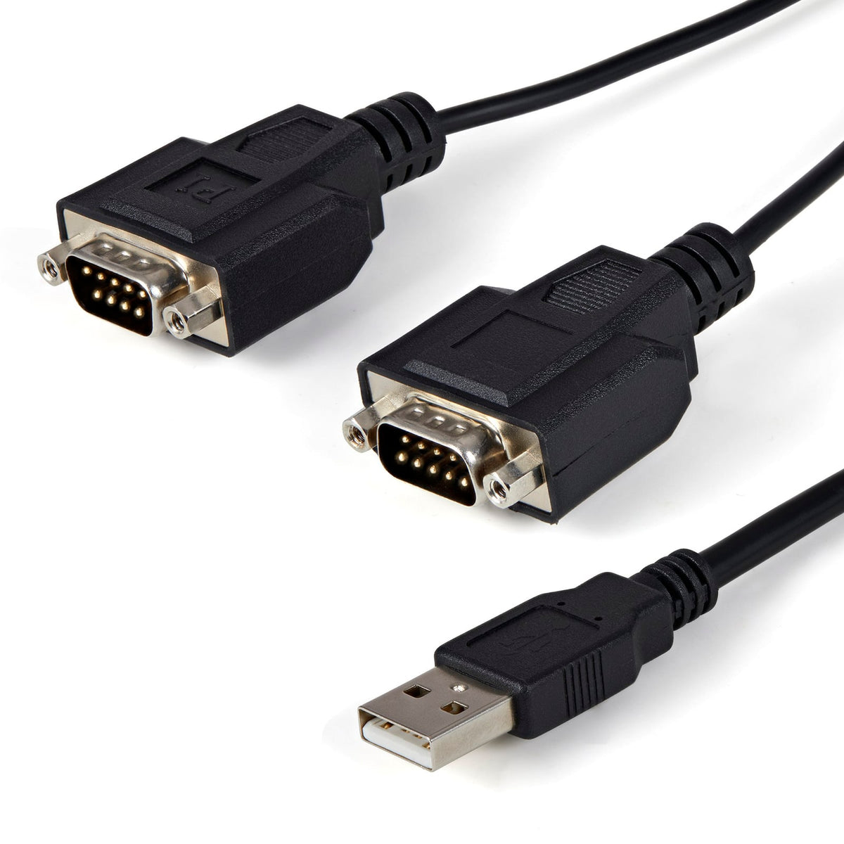 StarTech USB to 2 Port RS232 DB9 Serial Adapter Cable (ICUSB2322F) product image