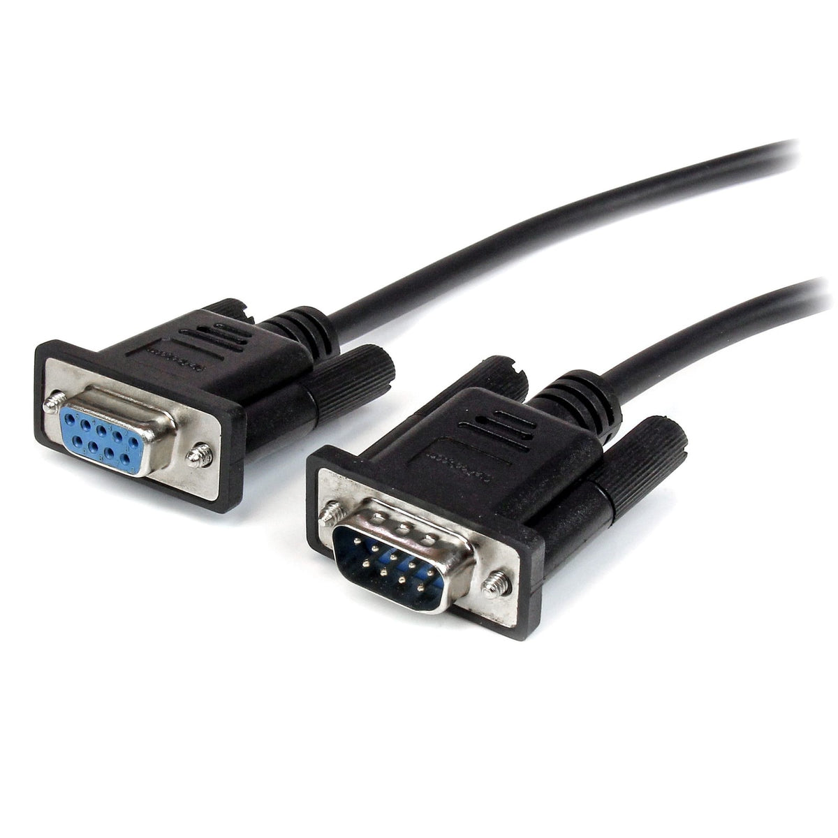 StarTech 0.5m Black Straight Through DB9 RS232 Serial Cable - M/F (MXT10050CMBK) product image