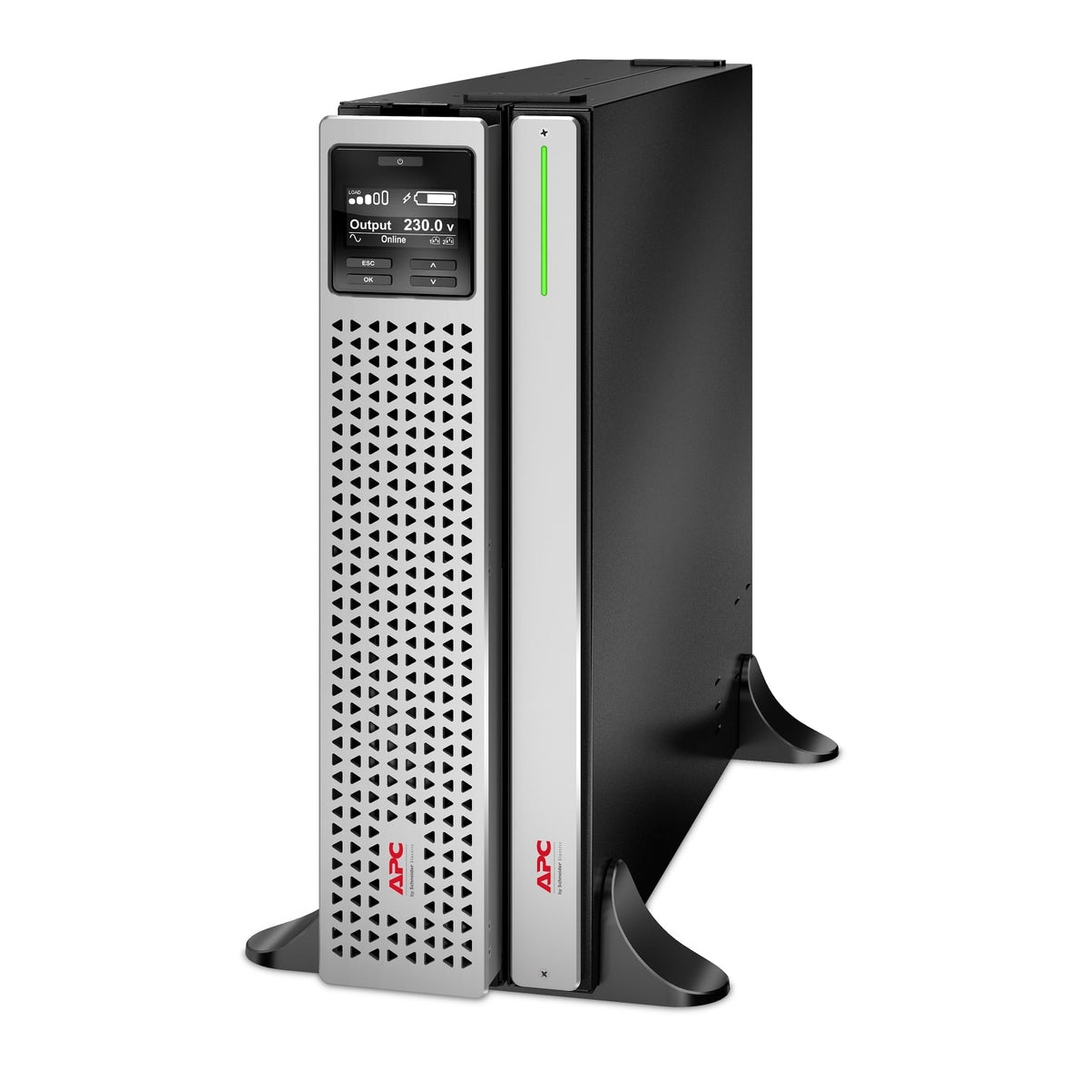 APC Smart-UPS On-Line, 1000VA, Rackmount 3U, 230V, 8x C13 IEC outlets, SmartSlot, Extended runtime, W/ rail kit (SRTL1000RMXLI) product image
