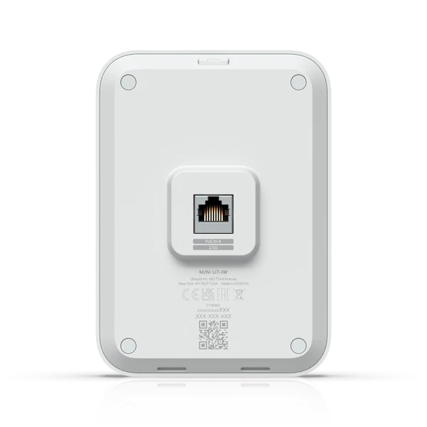 Ubiquiti U7-IW U7 In-Wall BE5000 Wall Access Point(2 Years Distributor Local Warranty In Singapore)