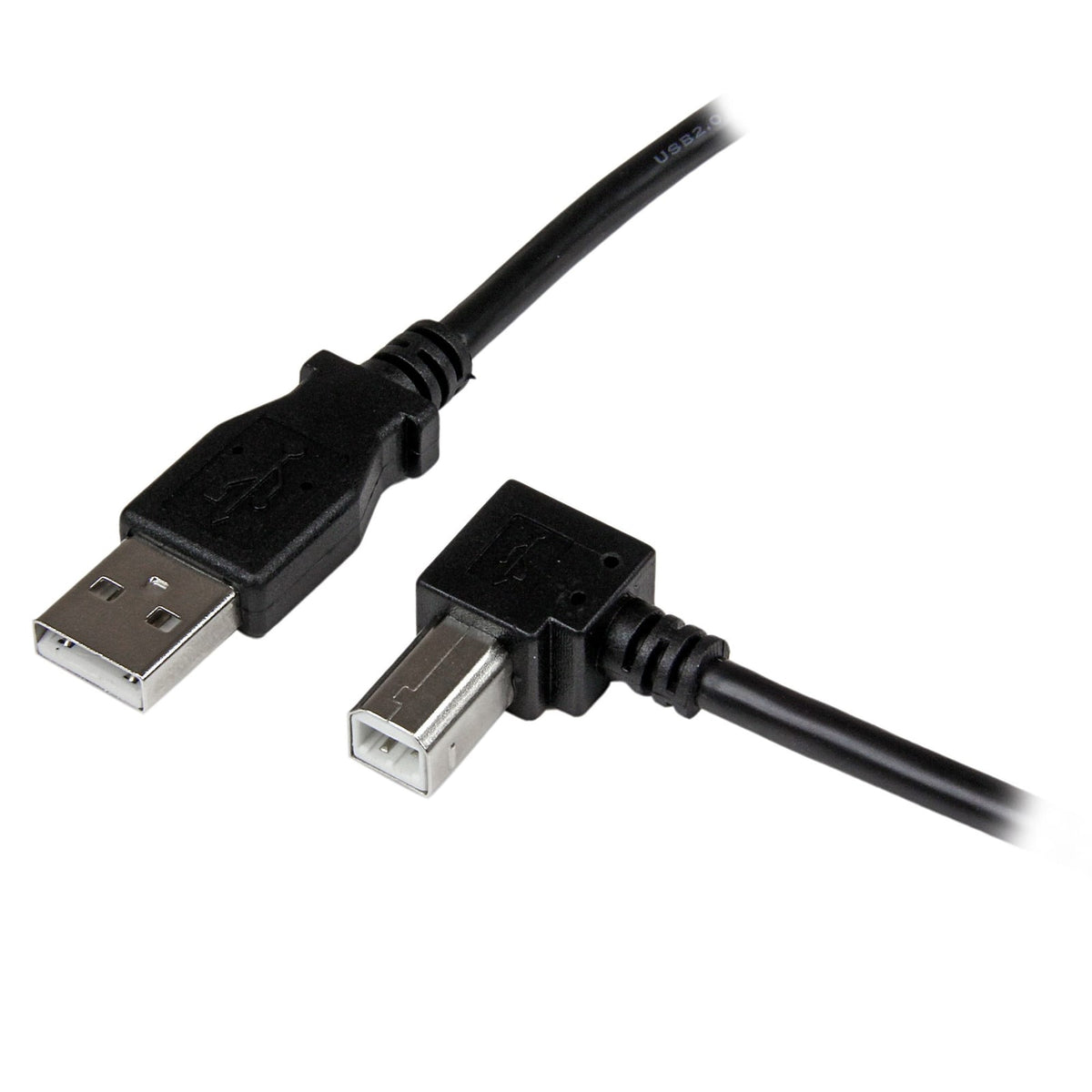 StarTech 1m USB 2.0 A to Right Angle B Cable - M/M (USBAB1MR) product image