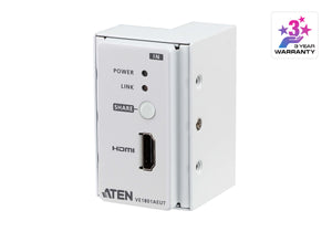 Aten HDMI HDBaseT-Lite Transmitter with EU Wall Plate / PoH (PoH PD) -VE1801AEUT (3 Year Manufacture Local Warranty In Singapore)
