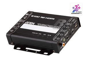 Aten HDMI HDBaseT Receiver with Audio De-Embedding / Bi-directional PoH (4K@100m) (HDBaseT Class A) (PoH PSE & PD) -VE2812PR (1 Year Manufacture Local Warranty In Singapore)