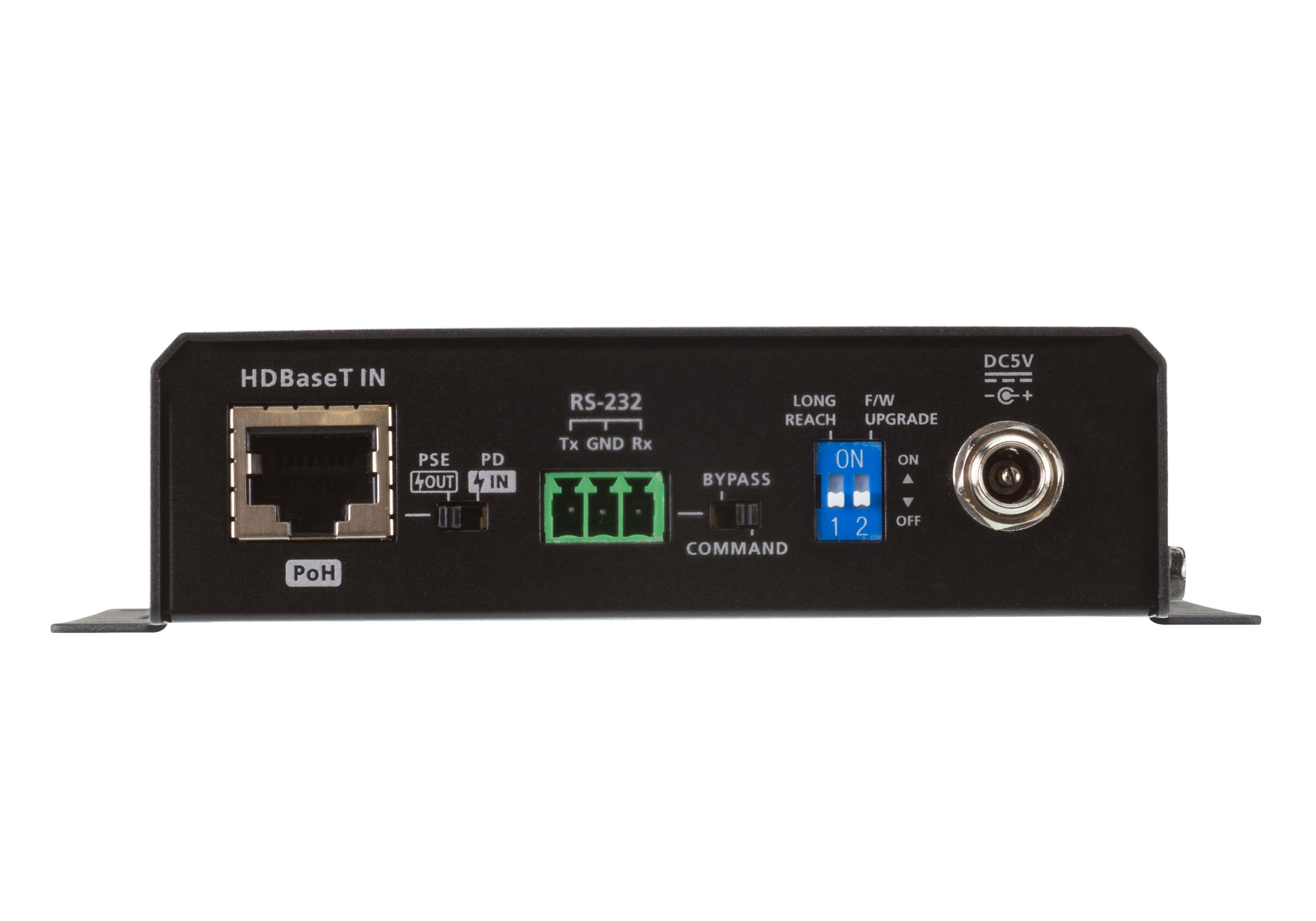 Aten HDMI HDBaseT Receiver with Audio De-Embedding / Bi-directional PoH (4K@100m) (HDBaseT Class A) (PoH PSE & PD) -VE2812PR (1 Year Manufacture Local Warranty In Singapore)
