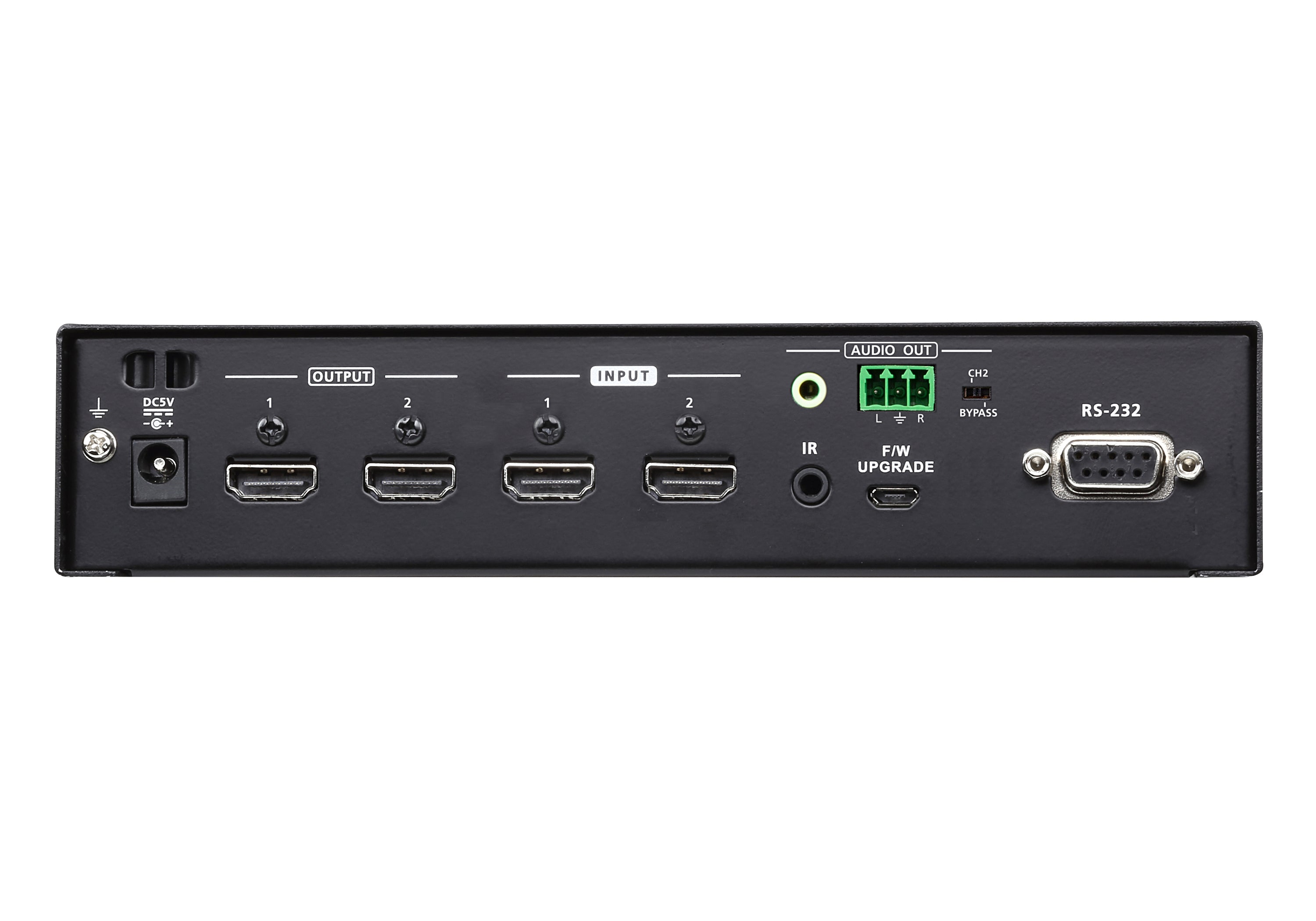 Aten 2 x 2 True 4K HDMI Matrix Switch with Audio De-Embedder -VM0202HB (3 Year Manufacture Local Warranty In Singapore)