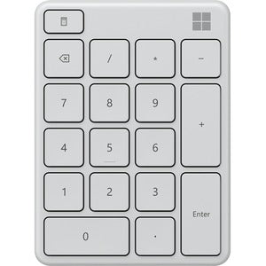 MICROSOFT BLUETOOTH NUMBER PAD - GLACIER  23O-00021 (1 Year Manufacture Local Warranty In Singapore)