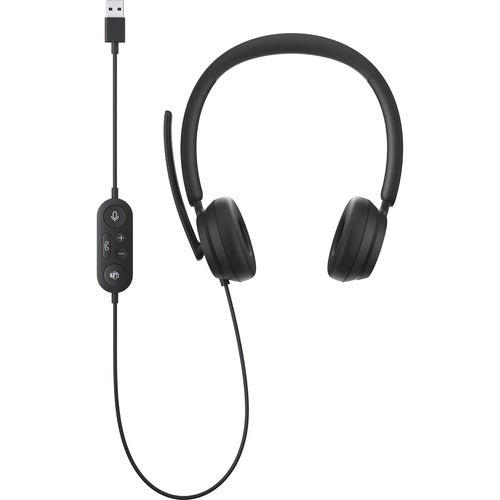 MICROSOFT WIRED MODERN USB-A HEADSET (6ID-00016) (1 Year Manufacture Local Warranty In Singapore)