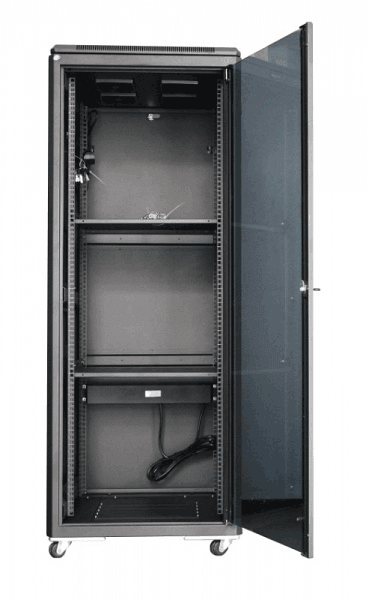 Server Rack Filter Door 27U Equipment Server Rack with Glass / Perforated Door