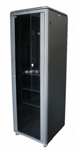 36U Equipment Server Rack with Glass / Perforated Door