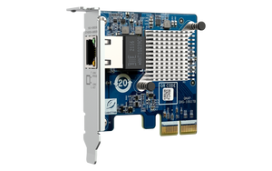 QNAP QXG-10G1TB Single-port (10Gbase-T) 10GbE network expansion card, PCIe Gen3 x4, Low-profile (QXG-10G1TB) (2 Year Manufacture Local Warranty In Singapore)