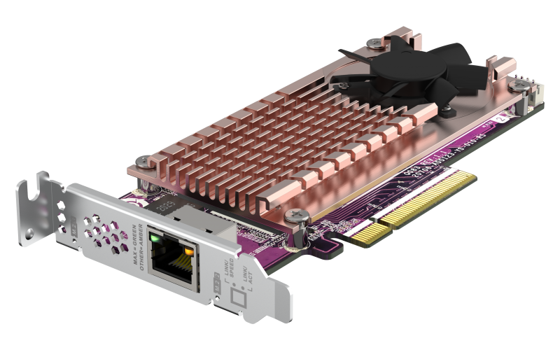 QNAP 2 x PCIe Gen3 NVMe SSD & 1 x 10GbE port expansion card (QM2-2P10G1TB) (1 Year Manufacture Local Warranty In Singapore)
